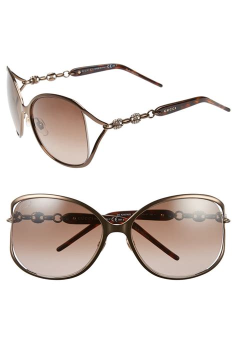 chain gucci sunglasses|gucci sunglasses nordstrom.